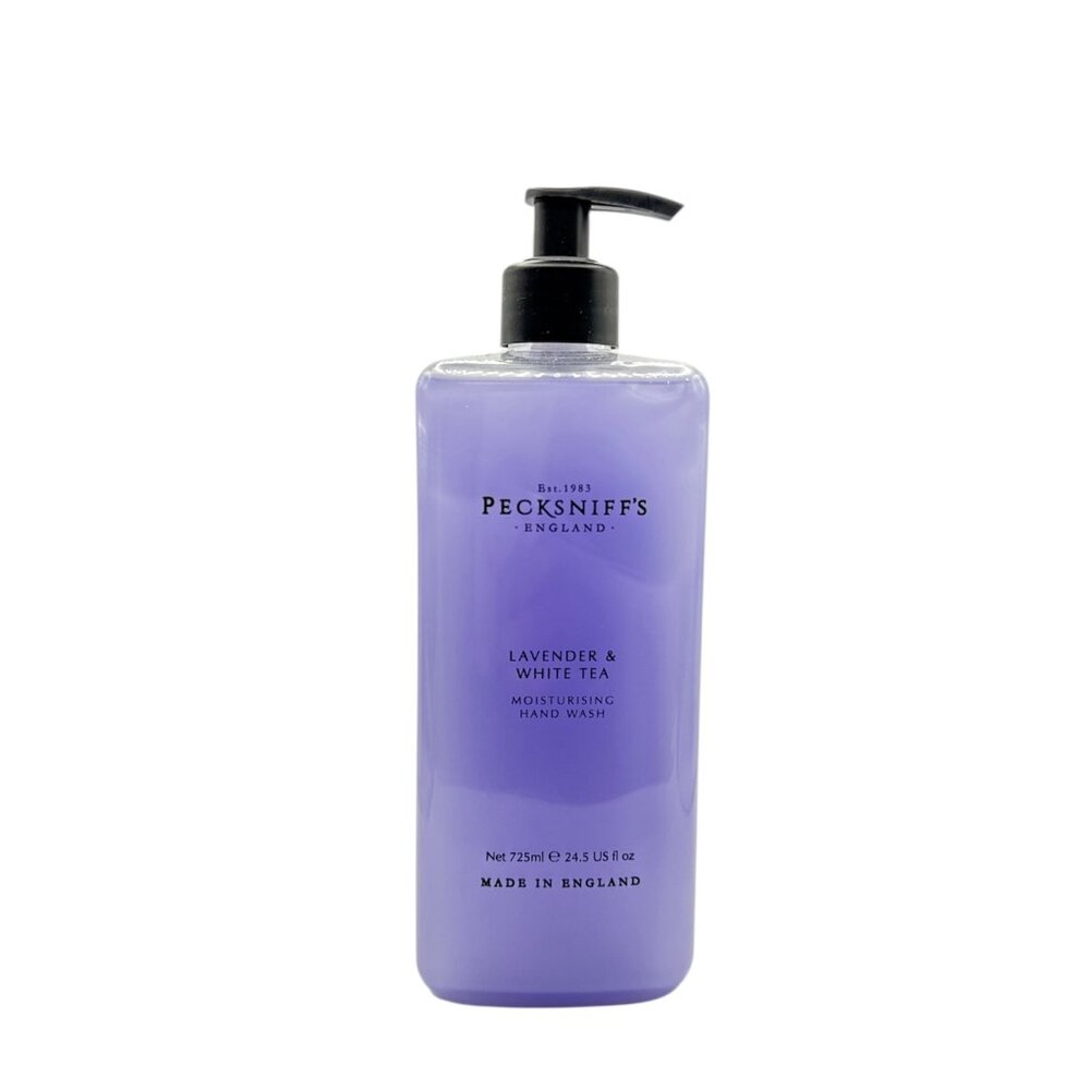 NEW Pecksniffs Lavender & White Tea Moisturising Hand Wash 750 ml / 25.3 fl oz